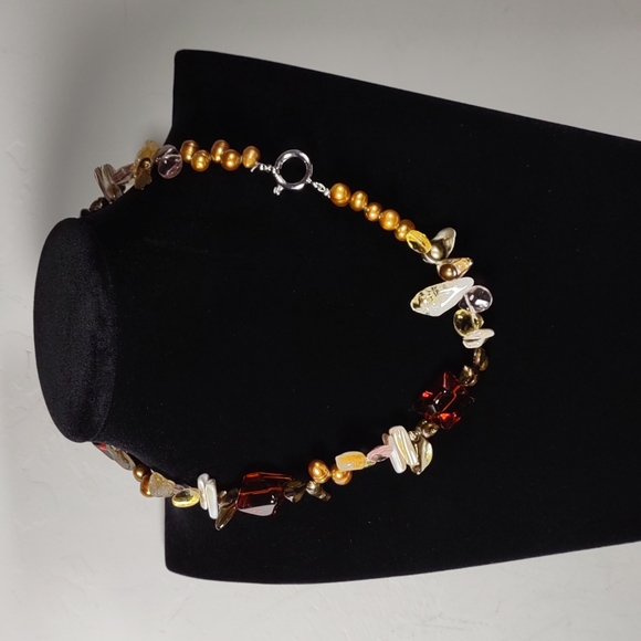 Fun Beaded Necklace and Coordinating Bracelet - Picture 3 of 7